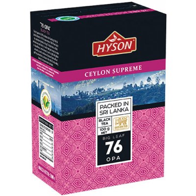 Hyson Černý čaj Premium OPA sypaný čaj 100 g