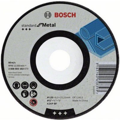 Brousící kotouč na kov Standard for Metal 125/6mm Bosch profi2608603182
