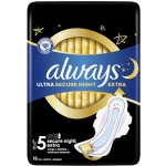 Always Ultra Secure Night Extra vložky 20 ks – Zboží Mobilmania
