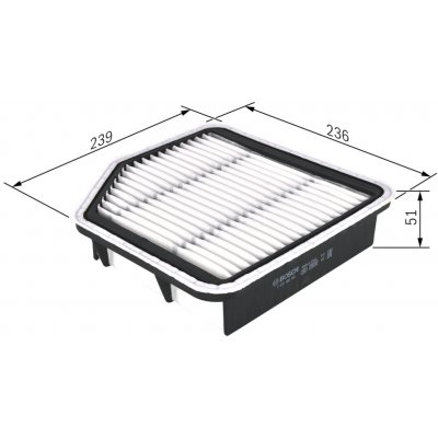 Vzduchový filtr BOSCH F 026 400 192 (F026400192) – Hledejceny.cz