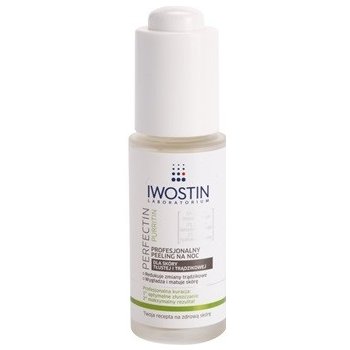 Iwostin Purritin Perfectin profesionální noční peeling pro mastnou pleť se sklonem k akné 30 ml