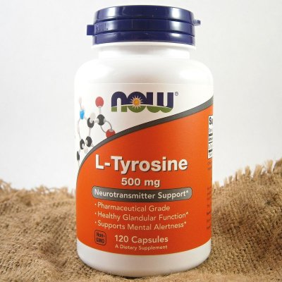 Now Foods L-Tyrosine 500 mg x 120 kapslí – Zboží Mobilmania