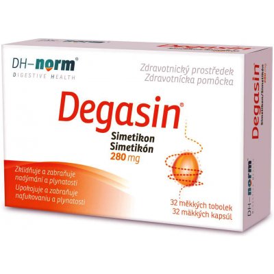 Degasin Simetikon 280 mg 32 tobolek – Hledejceny.cz