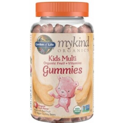 Garden of Life Mykind Organics Multi Gummies ovocný mix 120 gumídků – Hledejceny.cz
