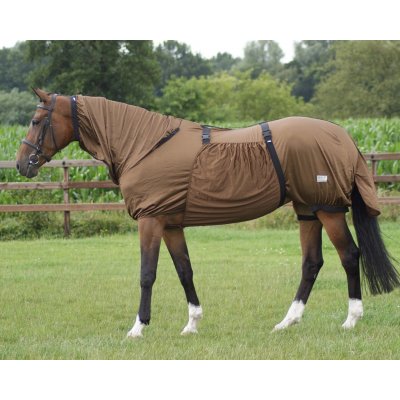 Q essentials Deka proti hmyzu ECZEMA s krkem hnědá – Zboží Dáma