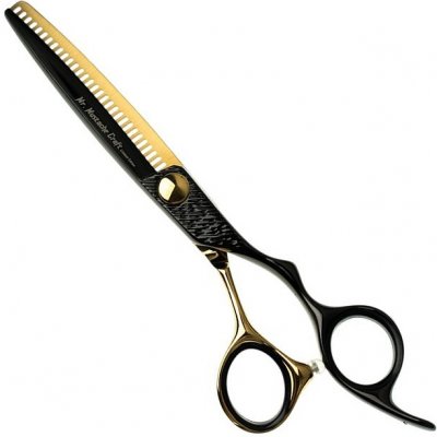 Mr. Mustache Efilační nůžky Craft Black-Gold 6,0" – Sleviste.cz