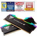 Patriot Viper Xtreme 5 RGB 32GB 8000MHz DDR5 32GB 2× 16GB kit 8000MHz CL46 s chladičem RGB černá PVXR532G80C38K