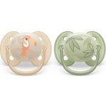 Avent Philips silikon dudlík Soft kluk 2ks oranžová/zelená – Zboží Mobilmania