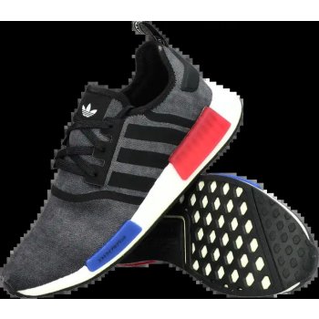 adidas ORIGINALS NMD R1 core black/semi lucid blue/glory red