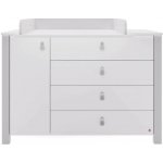 Komoda velká se sklopný přebalovacím pultem ETUDE light grey Yappykids – Sleviste.cz