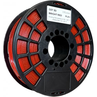 Filament GST3D PLA+ Červená s třpytkami 1.75mm 1kg