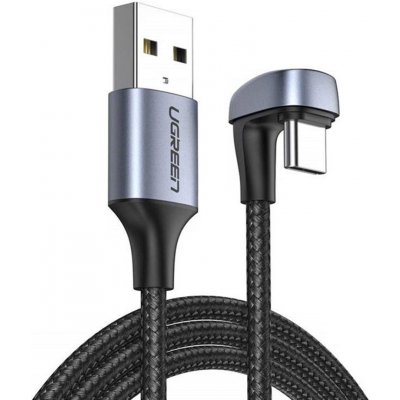 Ugreen 70313 USB pro úhlový typ C, QC 3.0, 3A, 1m, černý – Hledejceny.cz