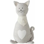 Boltze Home Dveřní zarážka Minka ve tvaru kočky 32 x 11 x 18 cm šedá – Sleviste.cz
