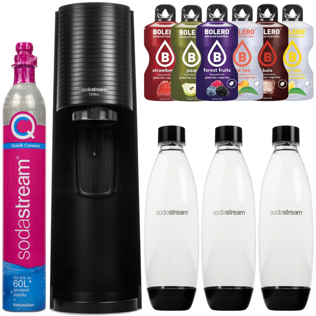 SodaStream Terra černá Promopack