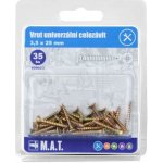 M.A.T. GROUP vrut un.celozávit 3,5x 25mm ZZ (35ks) MAT600023 – Hledejceny.cz