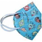 Angel mask respirátor dětský FFP2 kluk NR modré obrázky – Zbozi.Blesk.cz