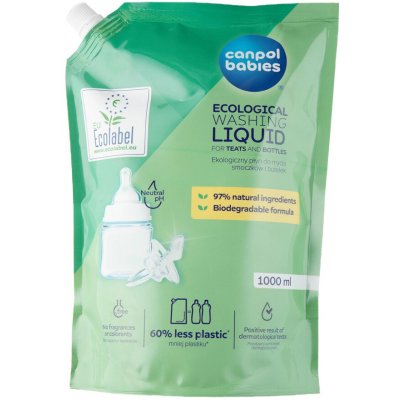 Canpol babies Náhradní náplň mycí prostředek na kojenecké lahve a savičky 1 l – Hledejceny.cz