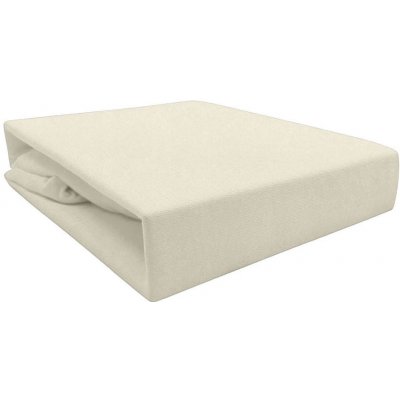KZ Jersey prostěradlo s gumou krémové 200x220 – Zboží Dáma