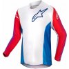 Dres na motorku Alpinestars Youth Racer PNEUMA 2024 bílo-modro-červený