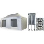 TENTino BIG HEXAGON 4x6 m 5A ŠEDÁ 6 noh – Hledejceny.cz