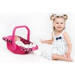 PlayTo Autosedačka pro panenky Anetka růžová – Zboží Dáma