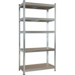 Max Regál 180 x 90 x 40 cm 5 polic pozink 1894 – Sleviste.cz