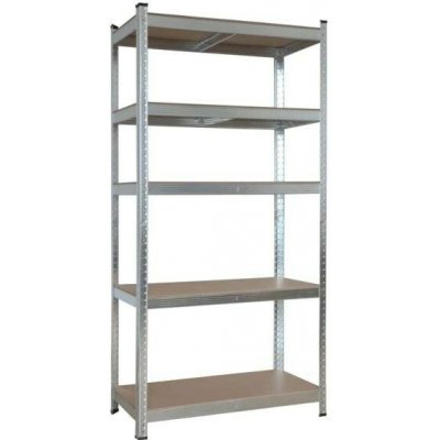 Max Regál 180 x 90 x 40 cm 5 polic pozink 1894 – Sleviste.cz