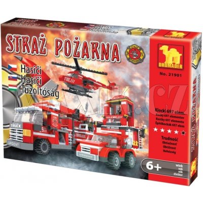 Dromader 21901 Hasiči Auto Vrtulník Stanice – Zbozi.Blesk.cz