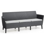 KETER SALEMO 3 seater sofa grafit – Zbozi.Blesk.cz