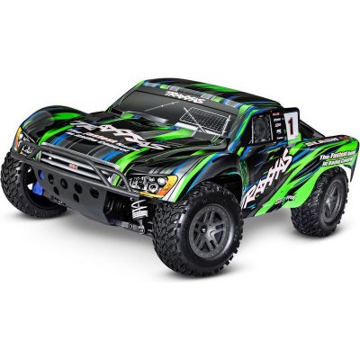 Traxxas Slash 2BL 4WD RTR TRA68154-4-GRN zelený 1:10 – Zboží Mobilmania