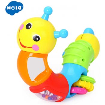 Huile Toys multifunkční barevná housenka chrastítko