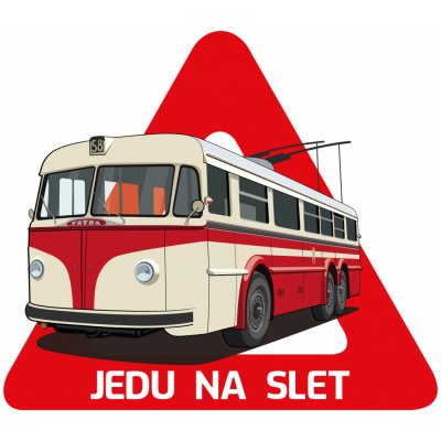 Dopravní svět Magnetka trolejbus T400 pozor – Zboží Mobilmania