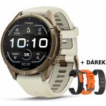 Garmin Fenix 9 Pro 43 mm AMOLED Gold Titanium Cream/Fog Gray 010-04335-26 – Zboží Živě