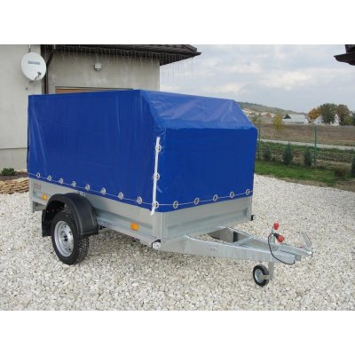 Přívěsný vozík SIDECAR DO 750 KG 256x130x130 cm s plachtou od 30 660 Kč -  Heureka.cz