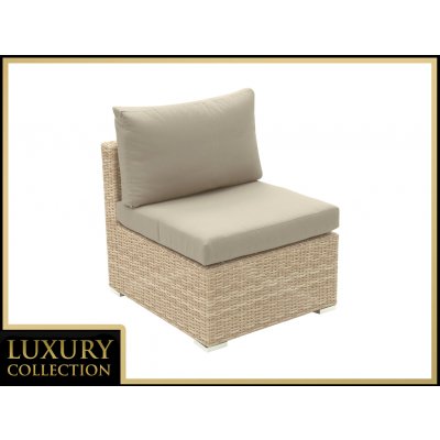 DEOKORK Ratanový středový díl MALIBU cappuccino – Zboží Dáma