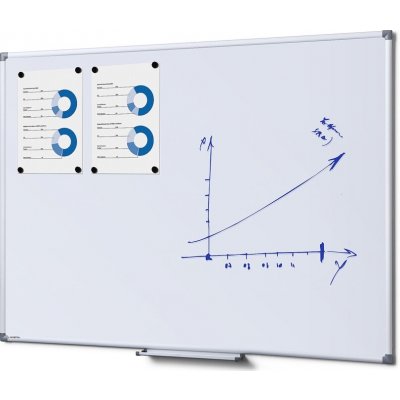 Showdown Displays Whiteboard SCRITTO 90 x 120 cm Enamel keramický povrch – Hledejceny.cz