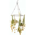 Esschert Design Držák na sušení bylinek Secrets du Potager hnědý 36 x 40 cm – Sleviste.cz