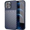 Pouzdro a kryt na mobilní telefon Apple Hurtel Thunder Case flexibilní iPhone 13 Pro Max modrý 5907769328329