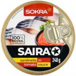Sokra Saira sardinela v rajčatové omáčce - 240 g – Zboží Dáma