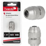 TVARDY Adaptér pro závitníky M3–M8, 1/4", CrV - T00036 – Hledejceny.cz