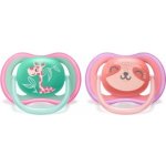 Avent Philips šidítko Ultra Air Deco girl SCF349/12 2 ks – Sleviste.cz