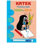 Akim Sešit aktivit Procvičuj si písmena a číslice Krtek + stíratelný popisovač v sáčku 16,5x24x2cm 10708100-XG – Hledejceny.cz