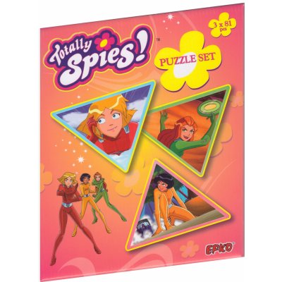 Efko Totally Spies špionky 3x 81 dílků