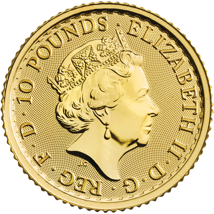 Royal Mint Zlatá mince Britannia Charles III 2024 1/10 oz