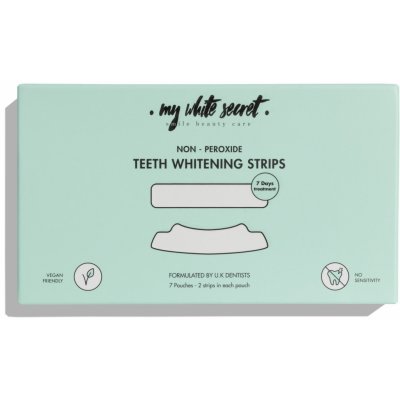 My White Secret Bělící pásky na zuby na 1 týden 7 ks