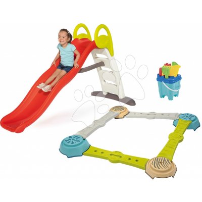 Smoby 310192-5 set šmykľavka Toboggan Funny a vedro set Macko Pu – Zboží Mobilmania