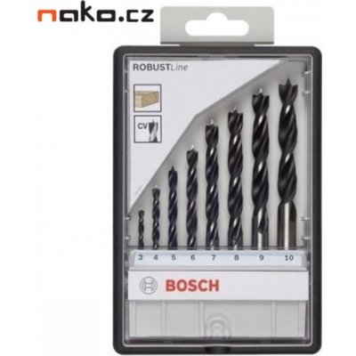 BOSCH sada vrtáků do dřeva Robust Line 8ks 2607010533 – Zbozi.Blesk.cz