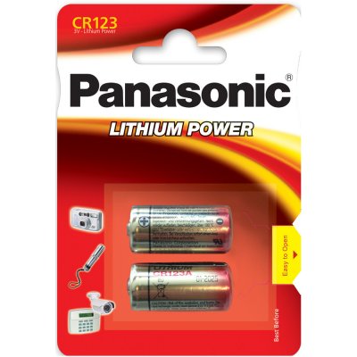 PANASONIC CR-123AL 2ks 2B222572