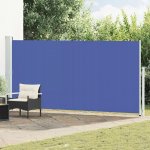 vidaXL Zatahovací boční markýza 180 x 500 cm modrá – Sleviste.cz
