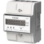 3-fázový indikátor spotřeby elektrické energie, 80A, 3 moduly, DIN TH-35mm – Zboží Mobilmania